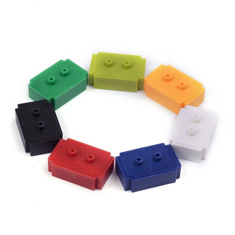 Cylewet 55 Tie Points Mini Solderless Bread Board PCB Circuit Board for Arduino 3 x 2cm (Pack of 7) CYT1030 - Image 4